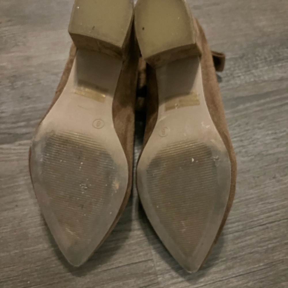 Brown Suede Ankle Boots - Picture 3 of 3